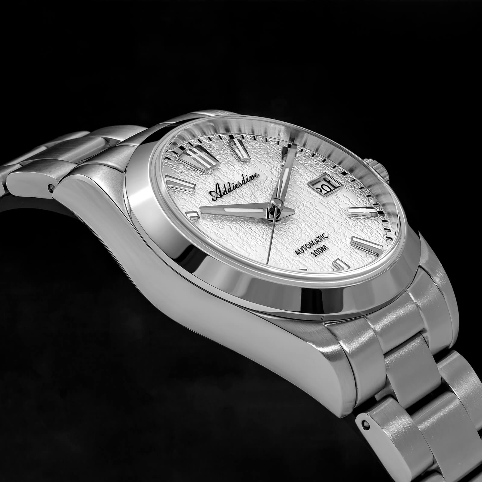 ★Holiday Sale★ADDIESDIVE 39mm 3D Bark Texture Dial NH35 Automatic Watch AD2075