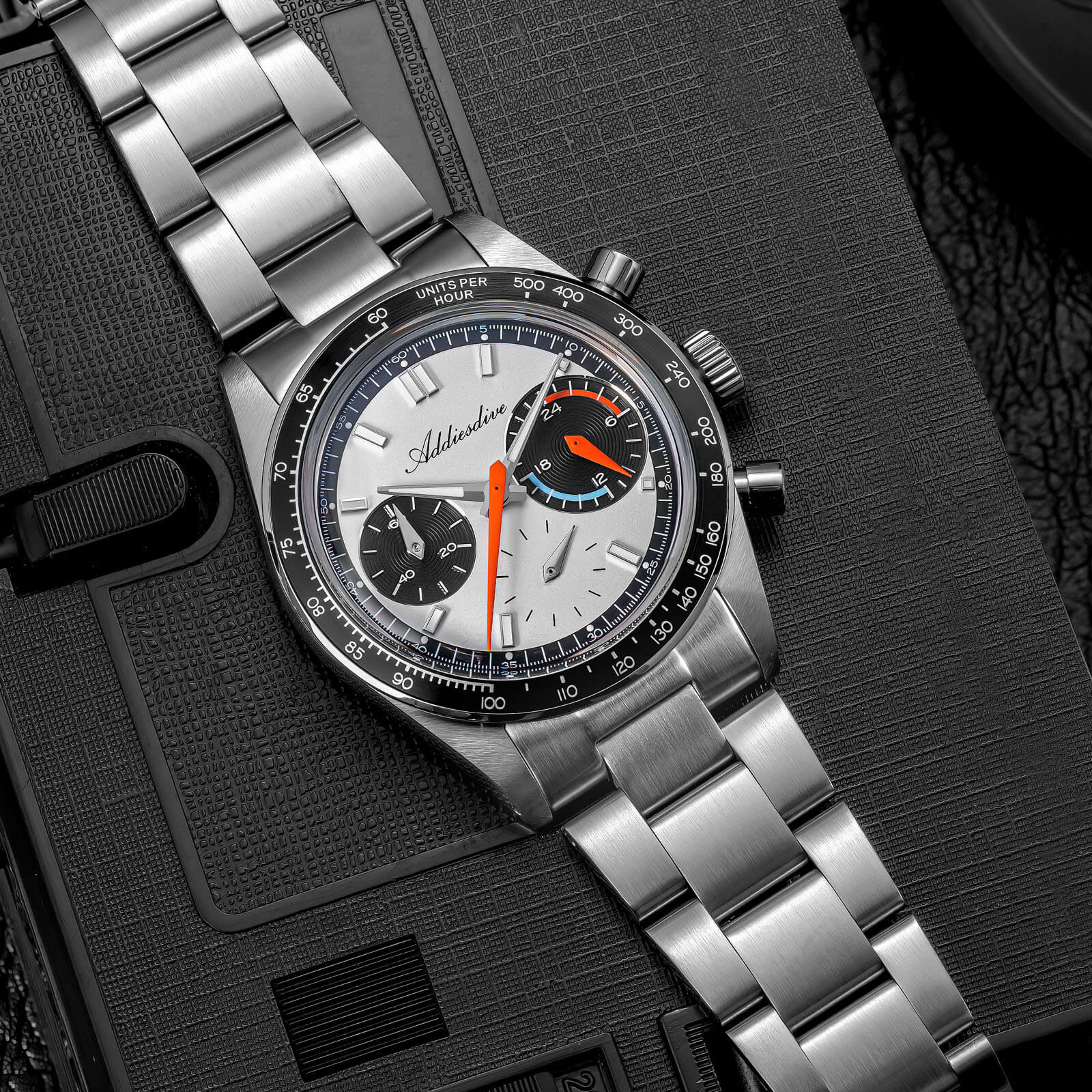 ★Holiday Sale★ADDIESDIVE 37mm VK63 Racing Chronograph Quartz Watch AD2539