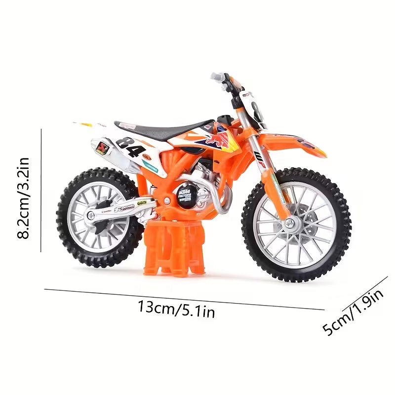Bburago - 1 : 18 Diecast Scale Model -  Official Licensed Product - KTM 450 SX-F Factory Edition 2018
