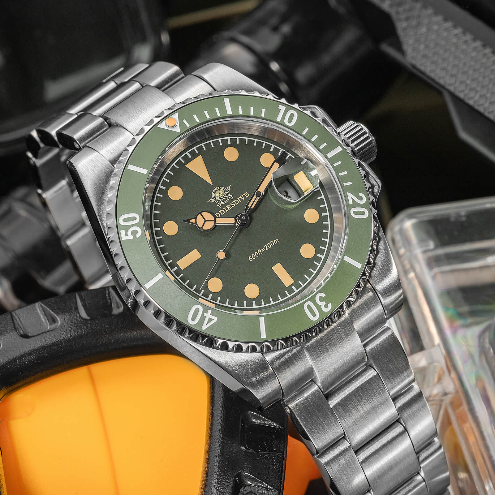 ADDIESDIVE 41mm Retro Sub Quartz Watch AD2054