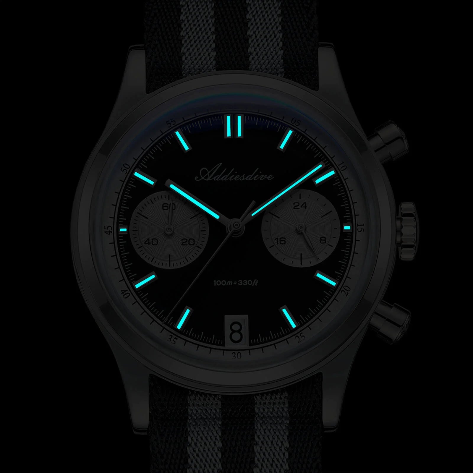 ADDIESDIVE 38mm VK64 Chronograph Watch AD2095