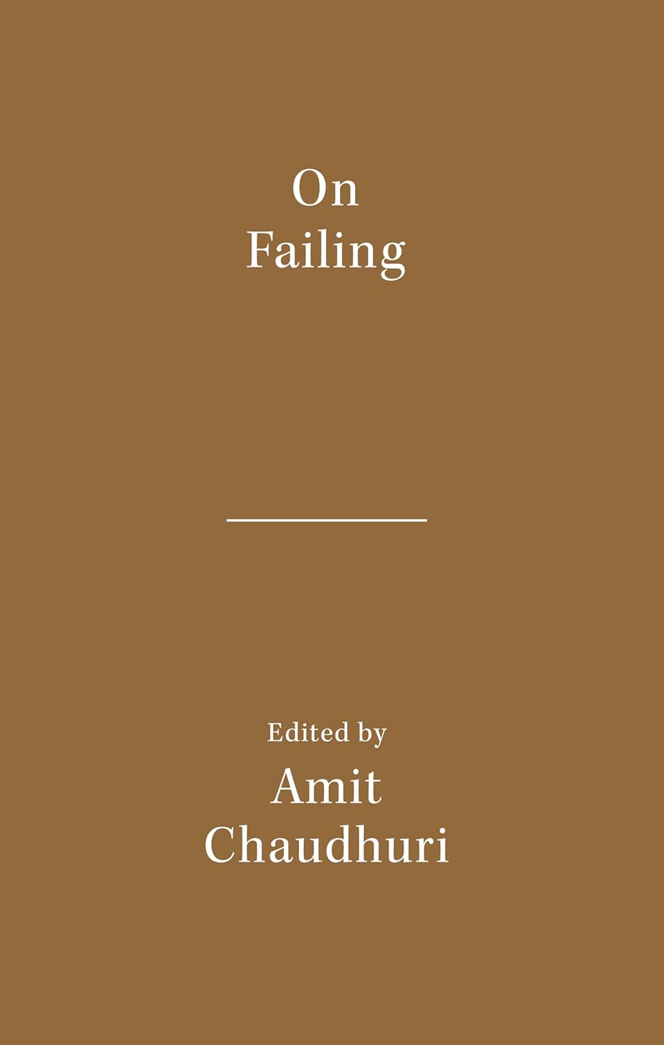 On Failing [BOOK]