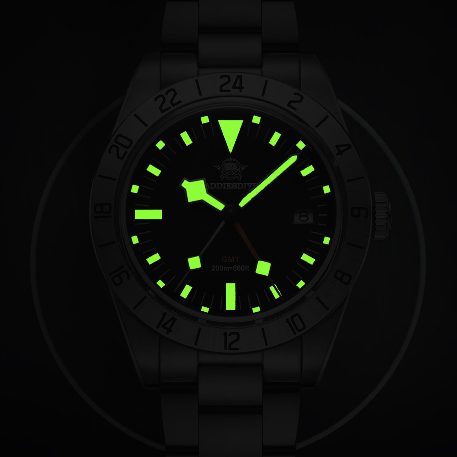 ★Holiday Sale★ADDIESDIVE 39mm BB GMT Quartz Watch RONDA515 Movement（AD2035/AD2036）