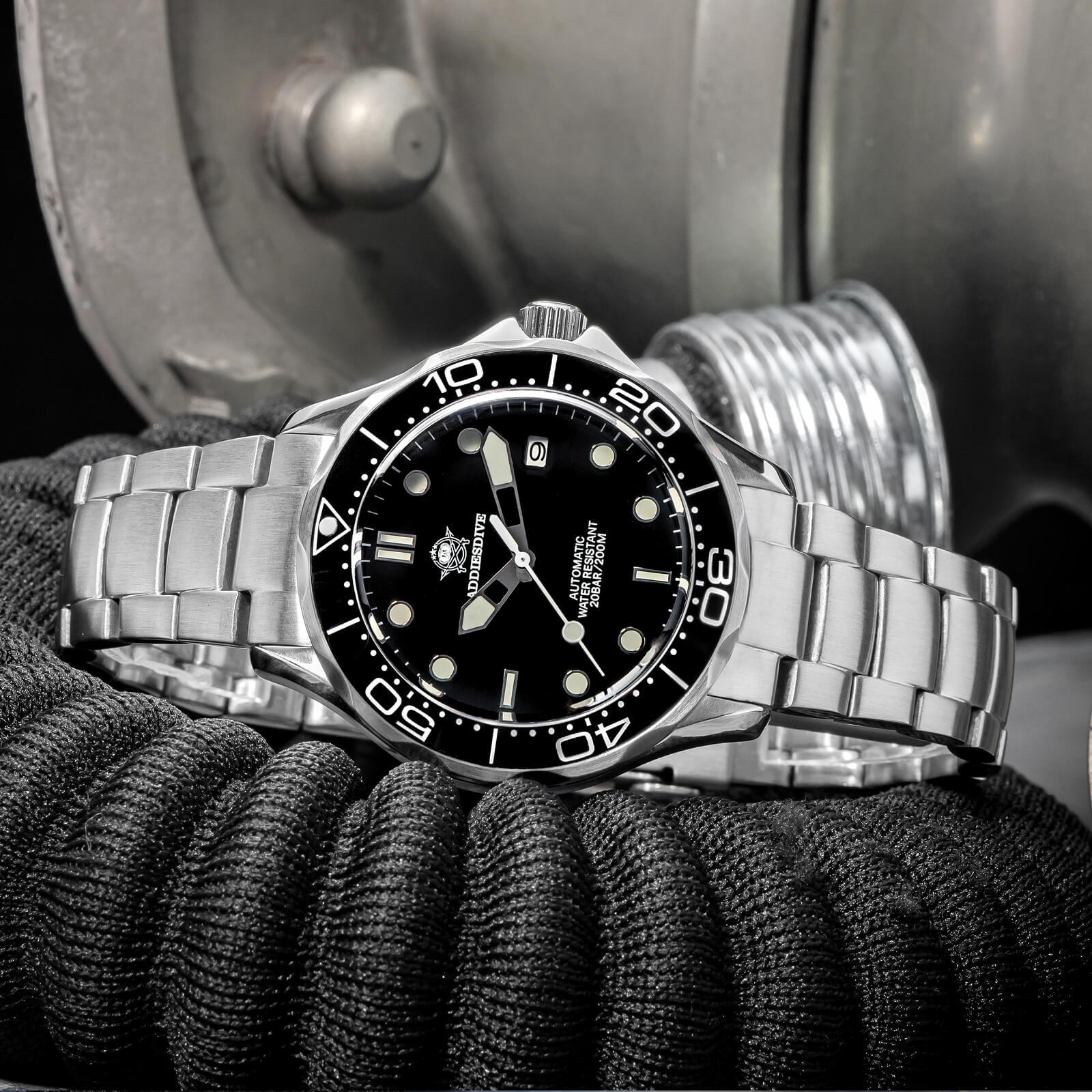 ADDIESDIVE® Seamaster Men's Automatic Divers Watch AD2106