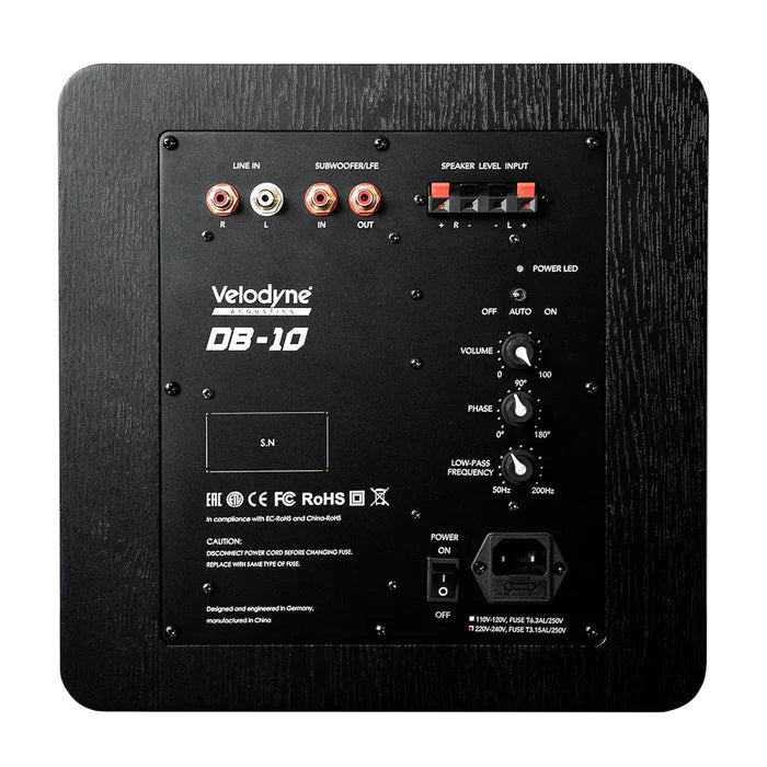 Velodyne DB-10 [Deep Blue] Active Subwoofer