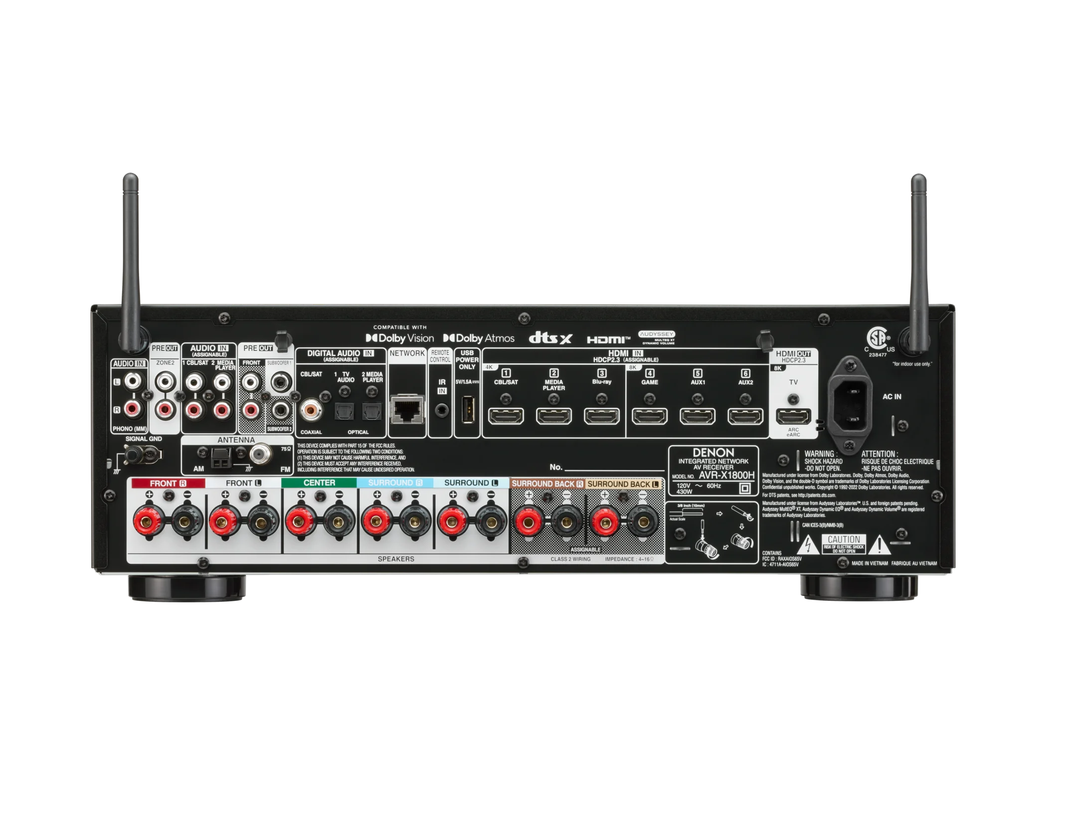 Denon AVR-X1800H