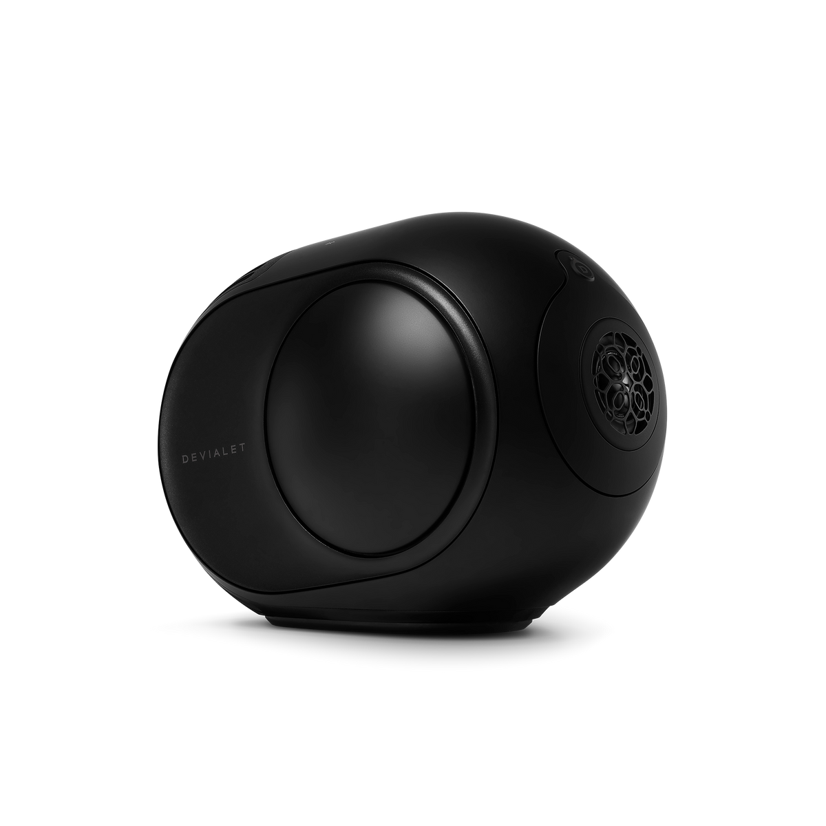 Devialet Phantom II 98dB wireless speaker, Matte Black, square product shot