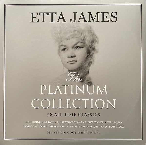 Etta James The Platinum Collection 3LP white vinyl cover