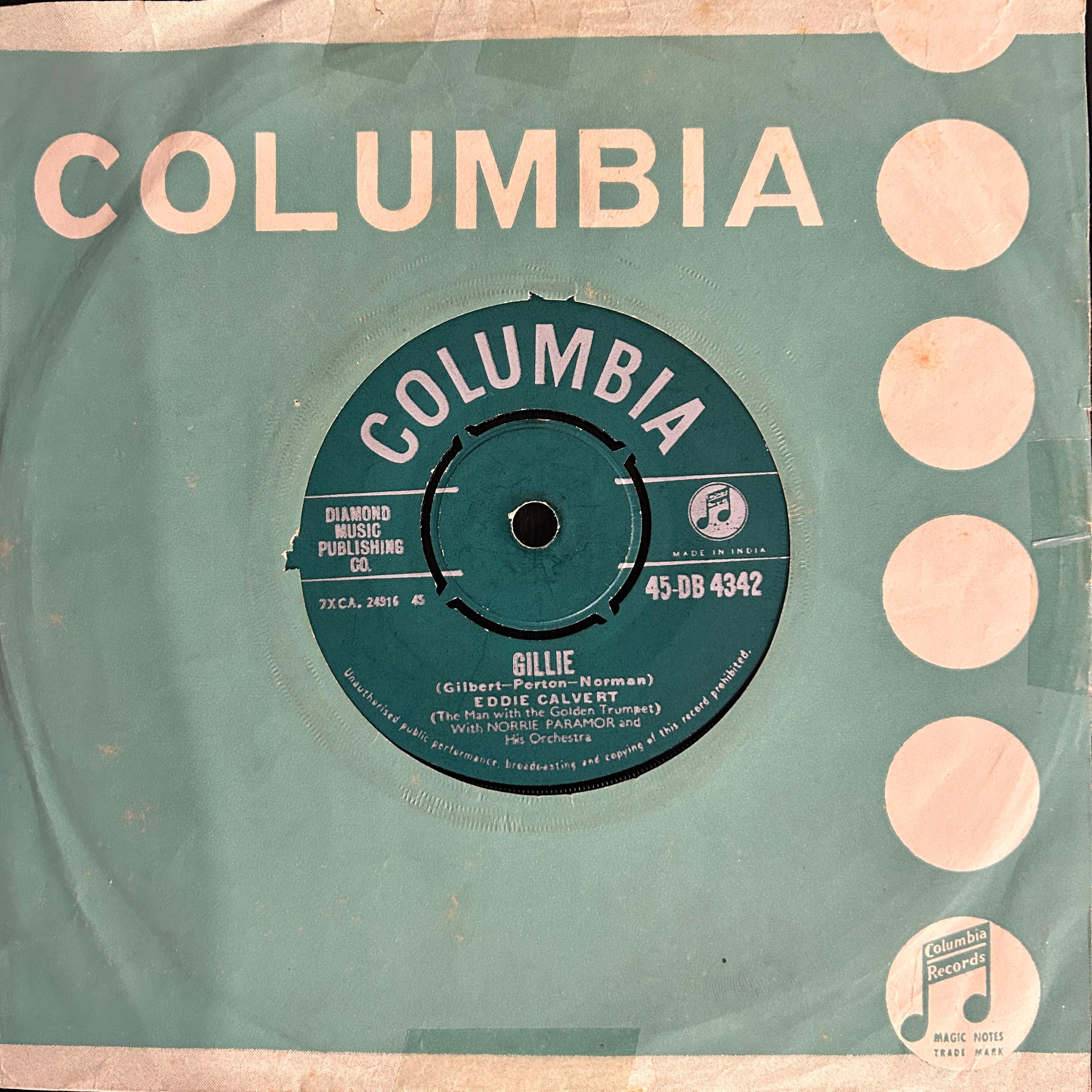 Eddie Calvert With Norrie Paramor And His Orchestra – Morgen / Gillie (7 Inch Disc - EP)(Used Vinyl - VG) NJ Marketplace