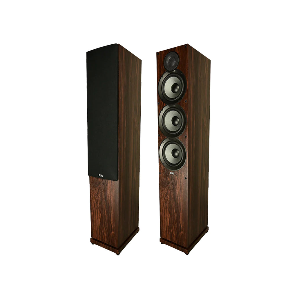 ELAC Debut 2.0 F6.2 Floorstanding Speaker (Walnut)