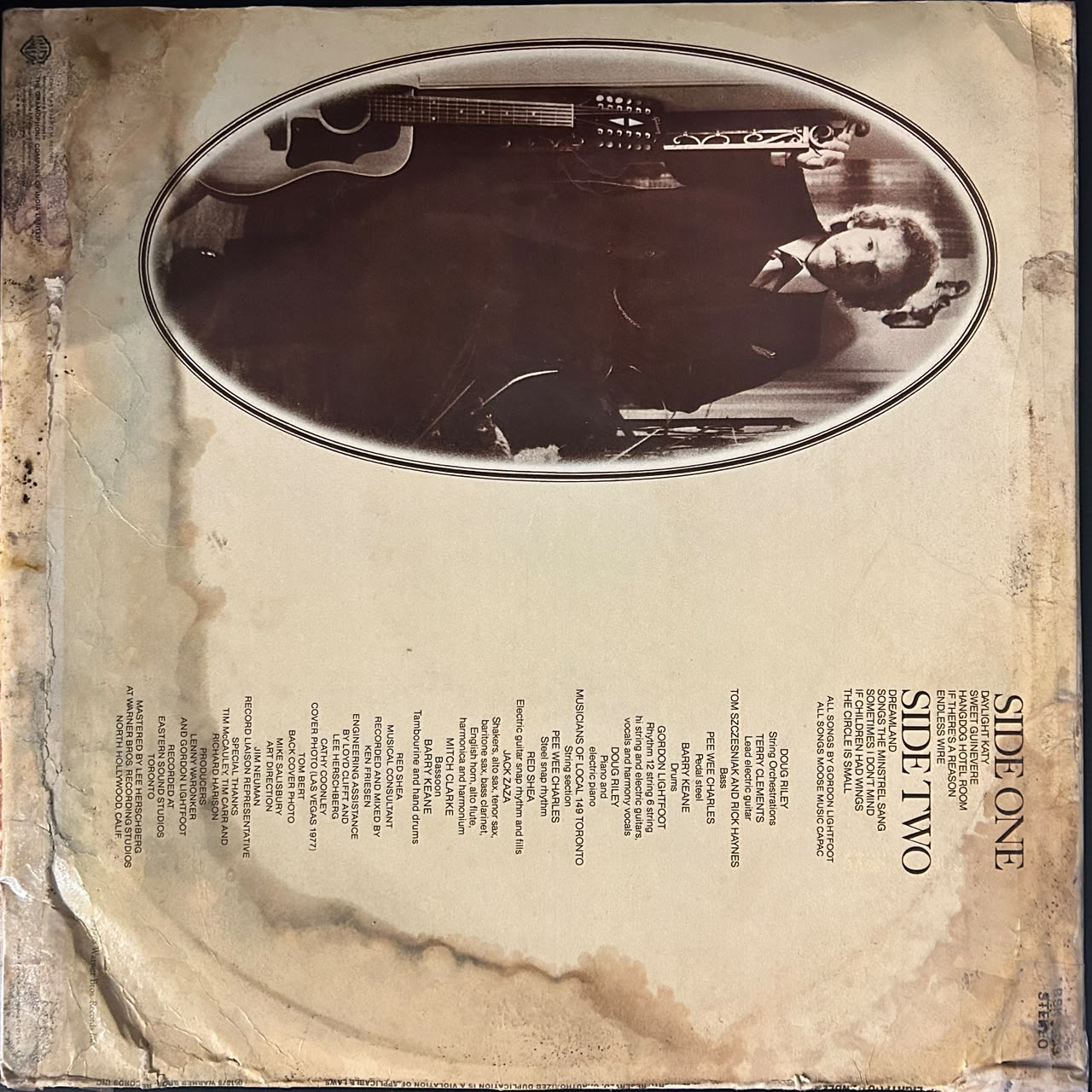 Gordon Lightfoot – Endless Wire  (Used Vinyl - G) NJ Marketplace
