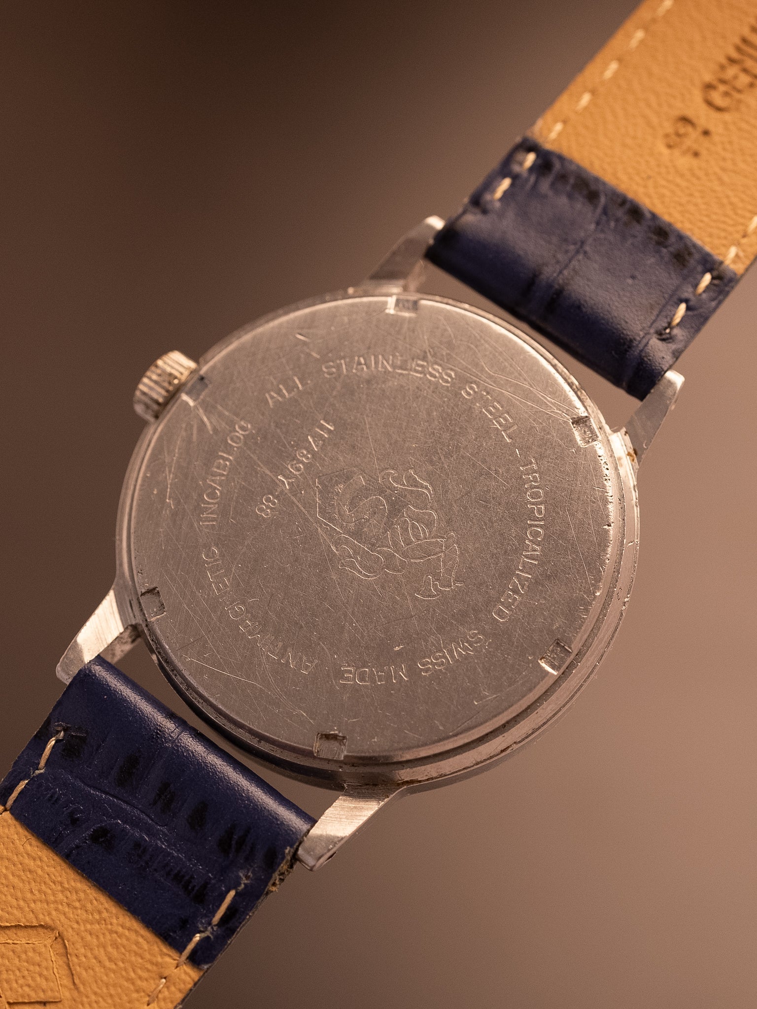 Henry Sandoz Railway Time (Ref. 11789Y-88) (34mm; Manual) Rare