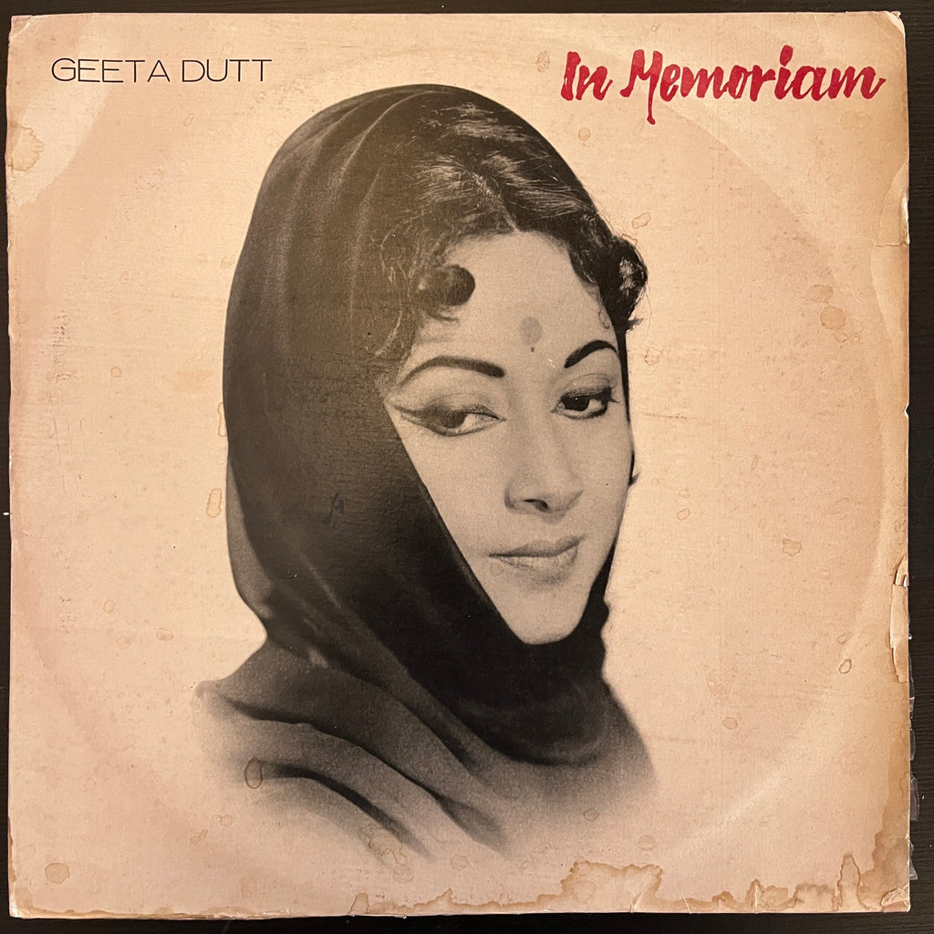 Geeta Dutt – In Memoriam (Used Vinyl - VG) NJ Marketplace
