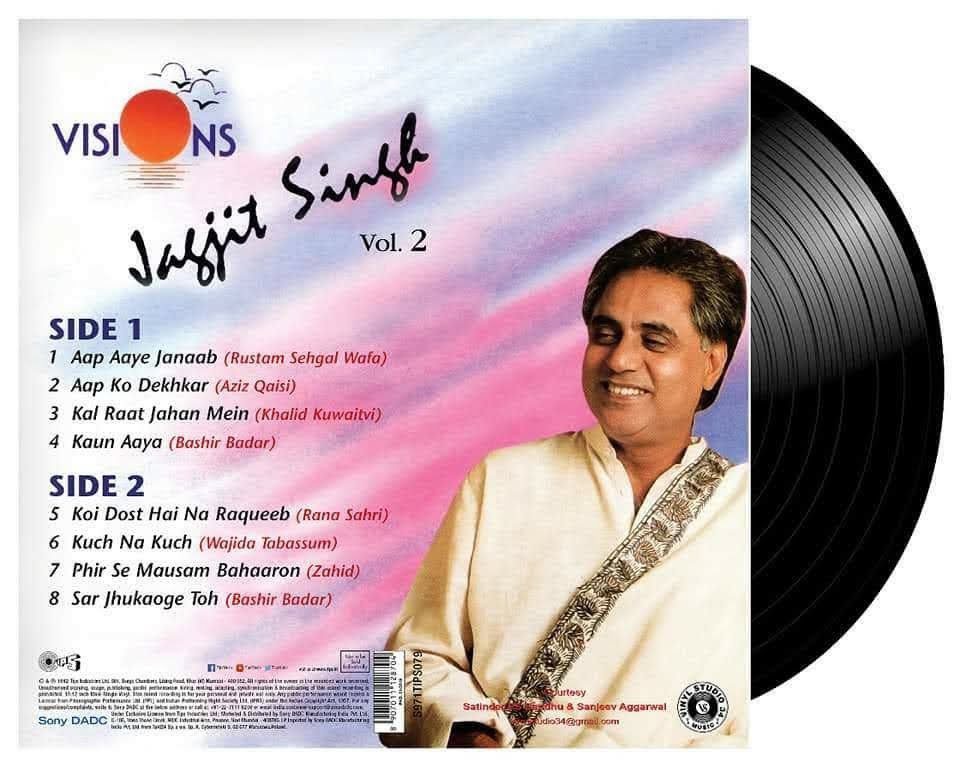 Jagjit Singh – Visions Vol. 1 & 2 (Boxset) (Arrives in 7 Days)