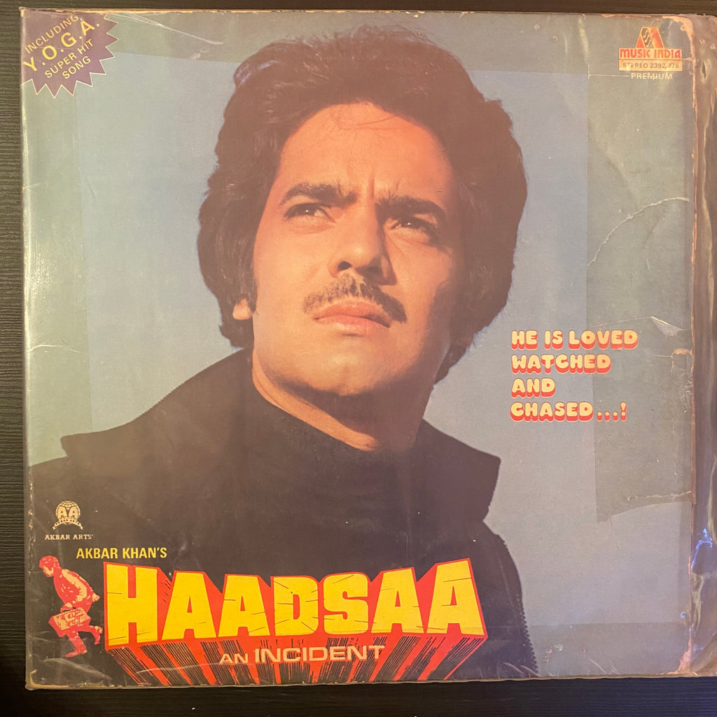 Kalyanji Anandji, M.G. Hashmat – Haadsaa (An Incident) (Used Vinyl - VG) PB Marketplace