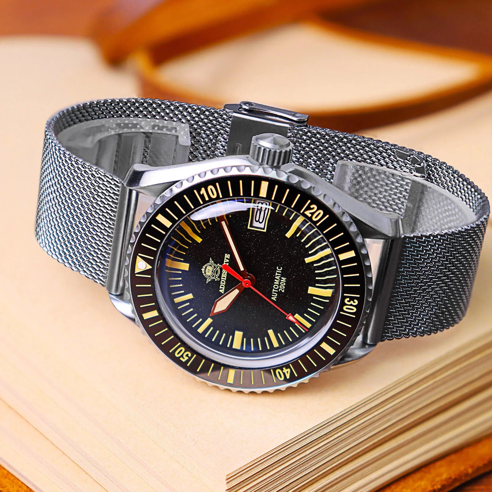 ADDIESDIVE® Scuba Vintage Men's Automatic Divers Watch （AD2105）