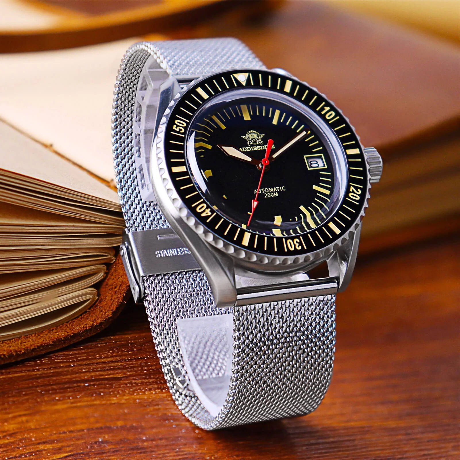 ADDIESDIVE® Scuba Vintage Men's Automatic Divers Watch （AD2105）