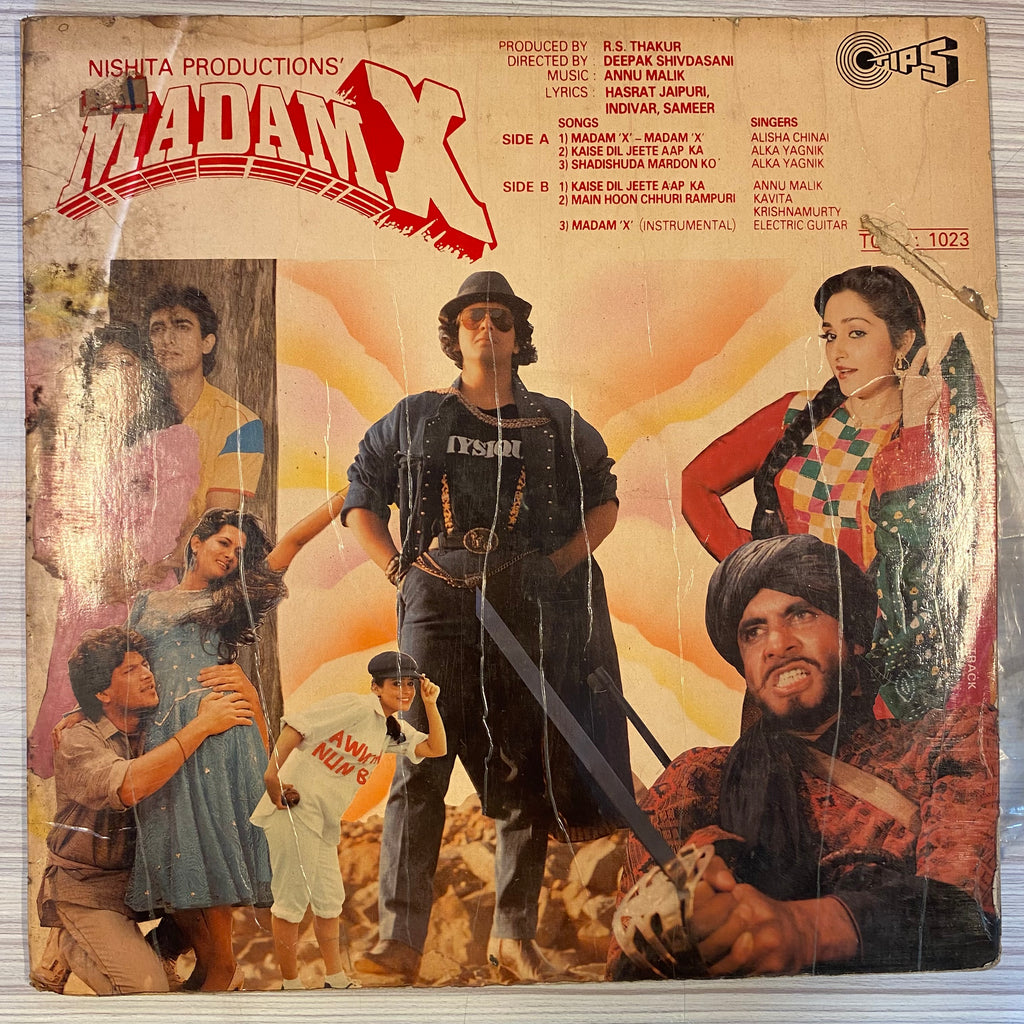 Annu Malik – Madam X (Used Vinyl - G) PB Marketplace