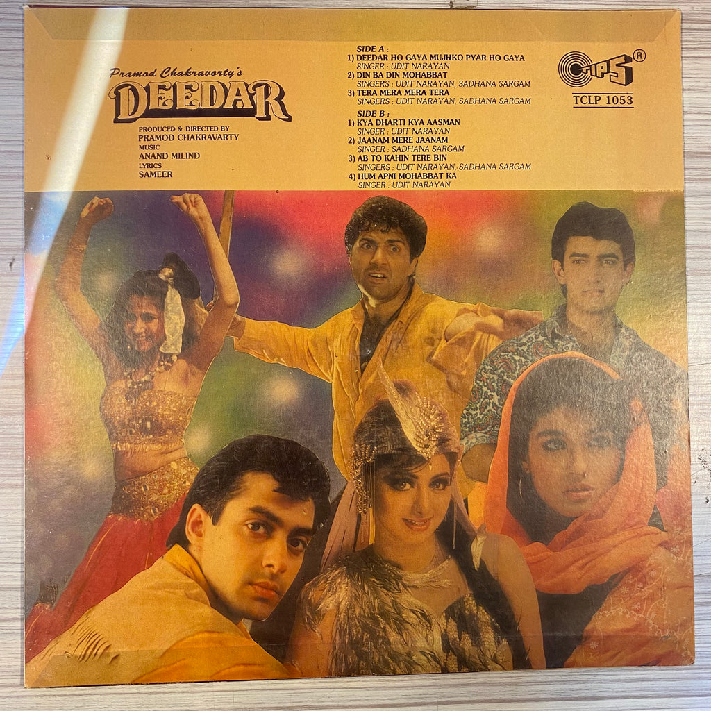Anand Milind – Deedar (Used Vinyl - G) PB Marketplace