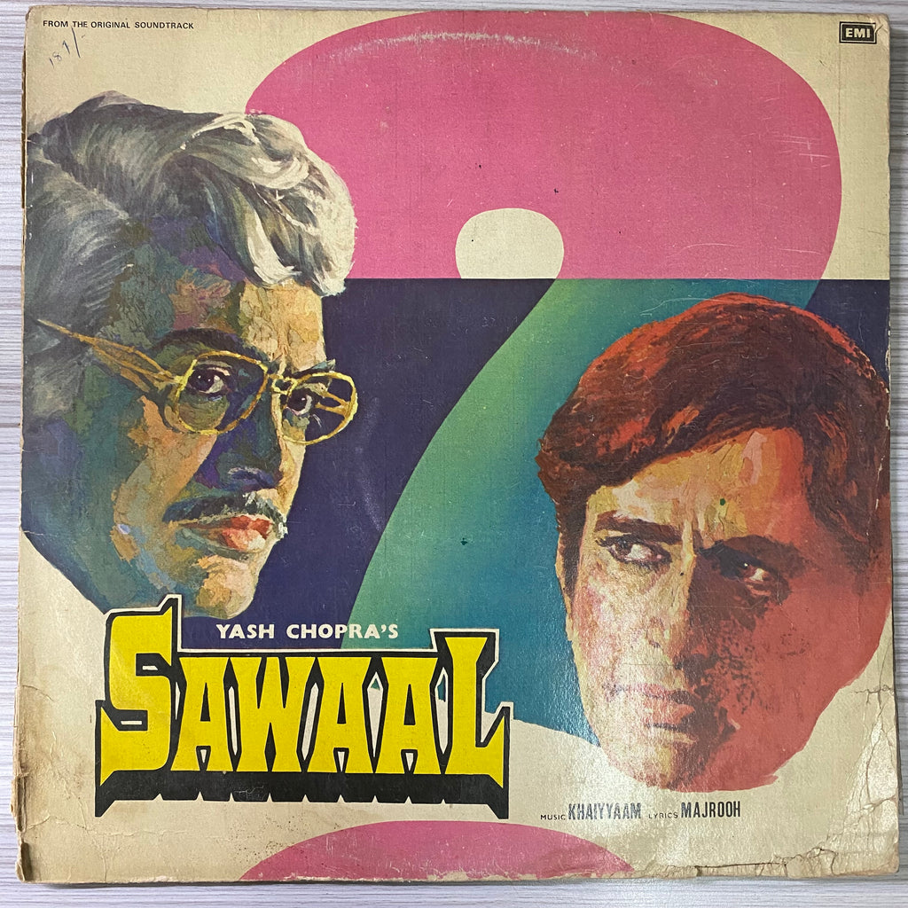 Khaiyyaam, Majrooh – Sawaal (Used Vinyl - VG) PB Marketplace