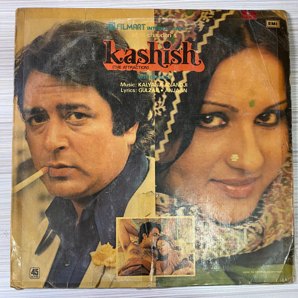 Kalyanji Anandji, Gulzar, Anjaan – Kashish (The Attraction) With Dialogues (Used Vinyl - VG) PB Marketplace