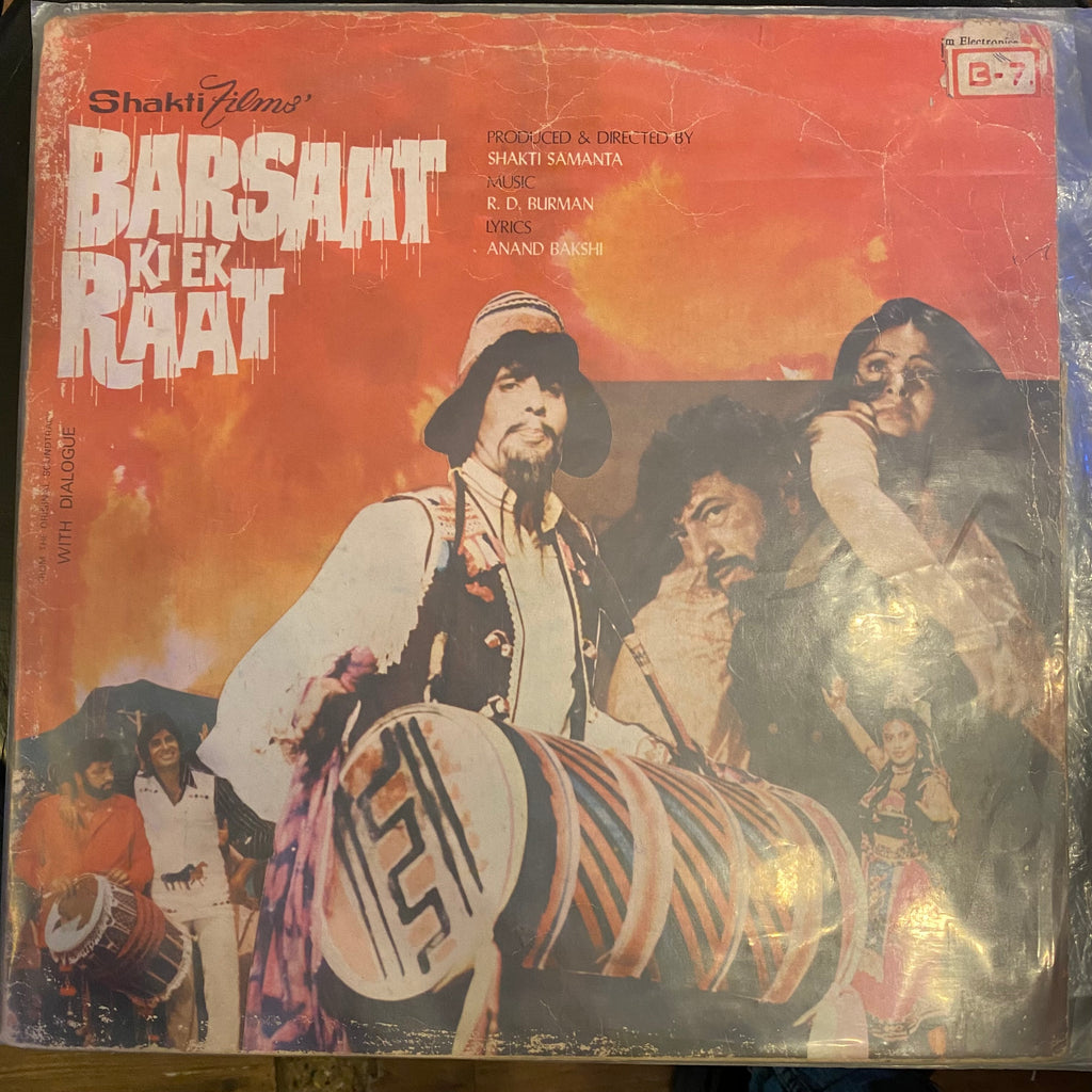 R. D. Burman, Anand Bakshi – Barsaat Ki Ek Raat (Used Vinyl - G) PB Marketplace