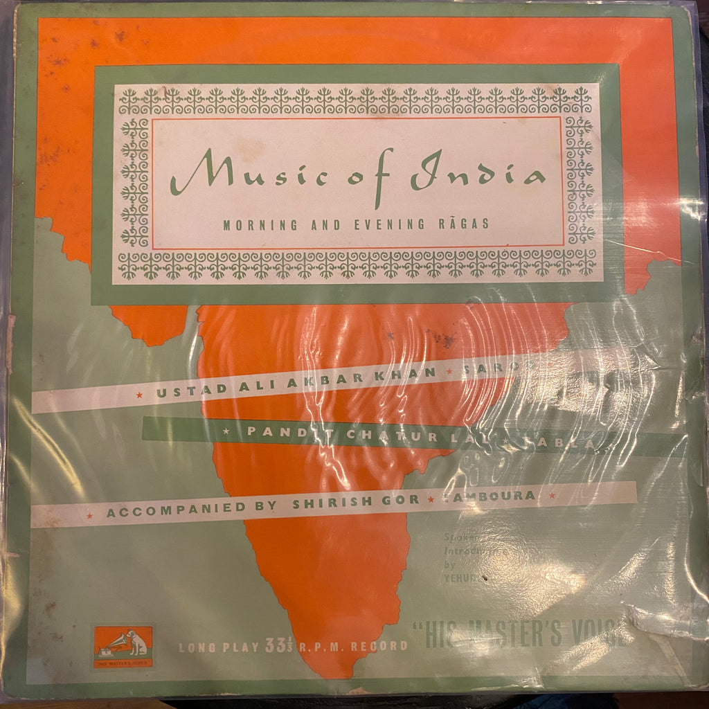 Ustad Ali Akbar Khan, Pandit Chatur Lal – Music Of India (Morning And Evening Ragas) (Used Vinyl - VG) PB Marketplace