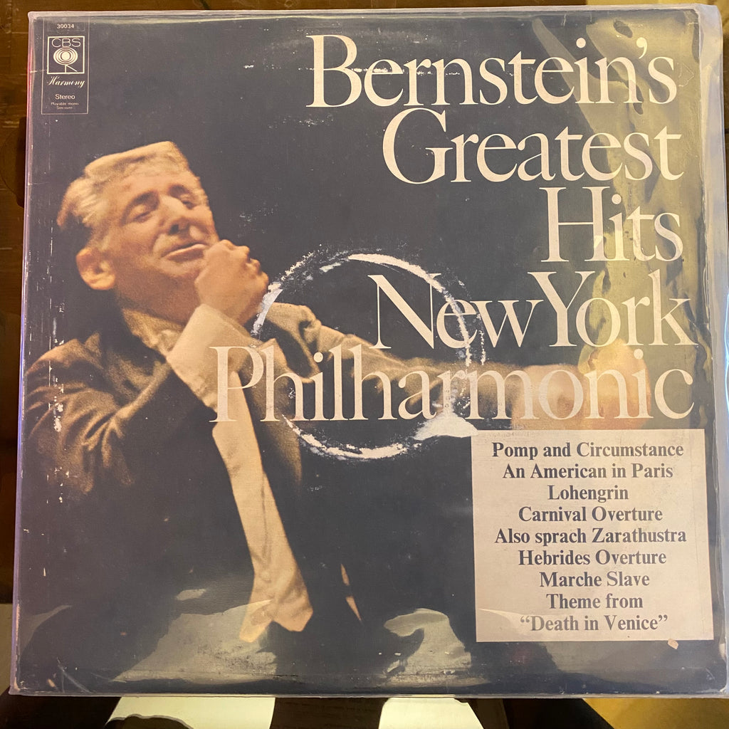 Bernstein, New York Philharmonic – Bernstein's Greatest Hits (Used Vinyl - VG) AS Marketplace