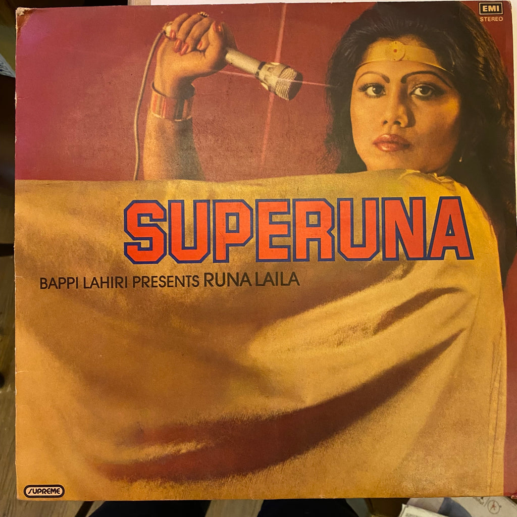 Bappi Lahiri Presents Runa Laila – Superuna (Used Vinyl - VG) MT