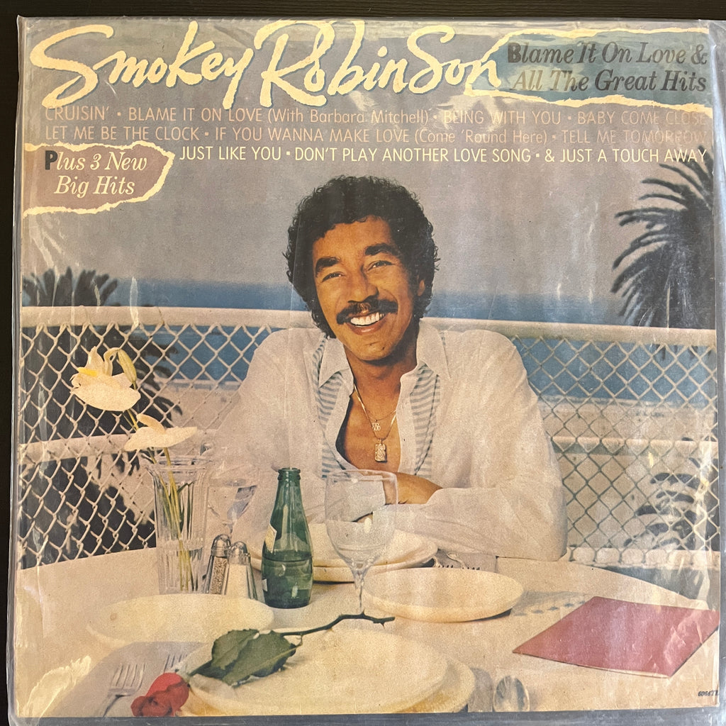 Smokey Robinson – Blame It On Love & All The Great Hits (Indian Pressing) (Used Vinyl - VG+) LM Marketplace