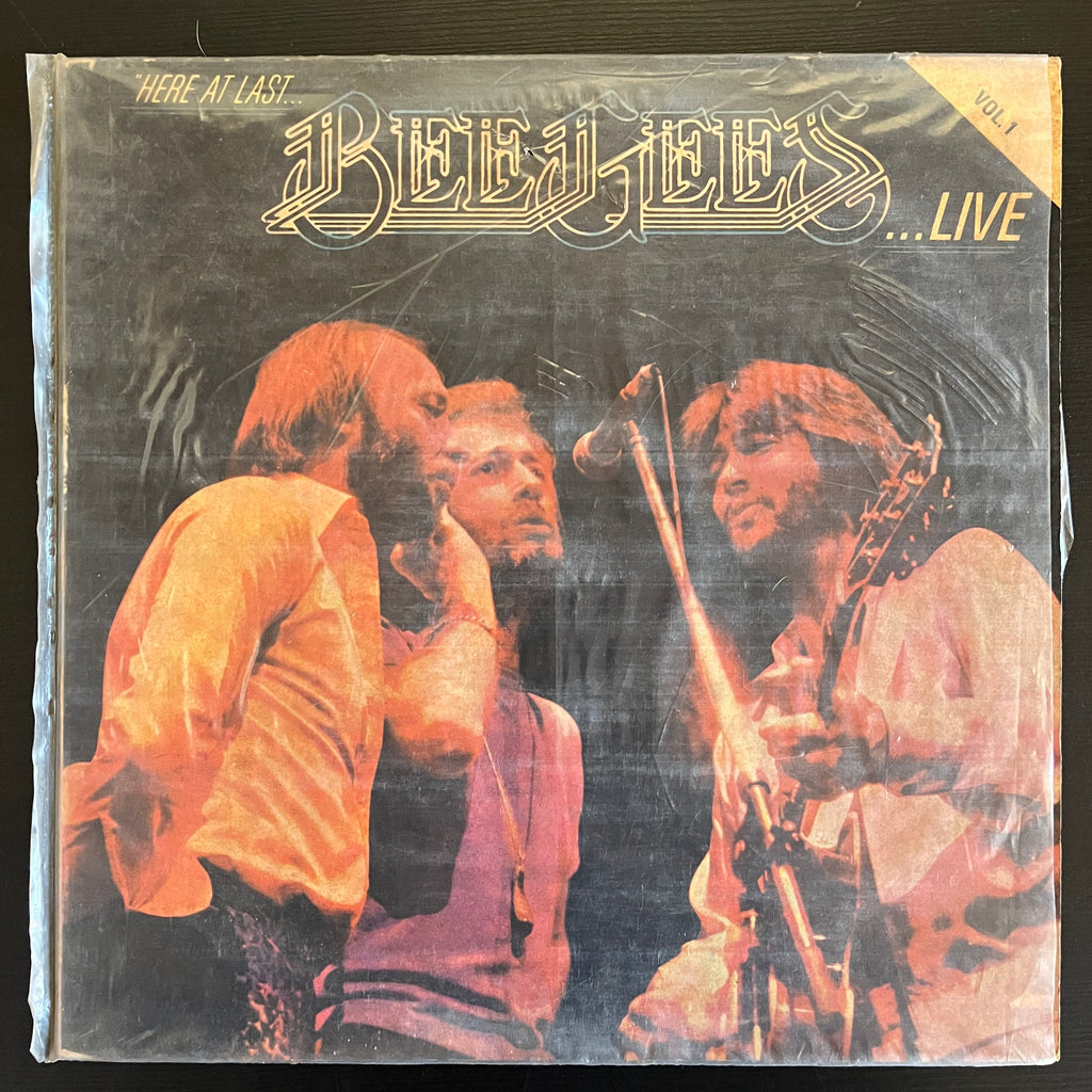 Bee Gees – Here At Last.. Bee Gees ...Live (Indian Pressing) (Used Vinyl - VG+) LM Marketplace