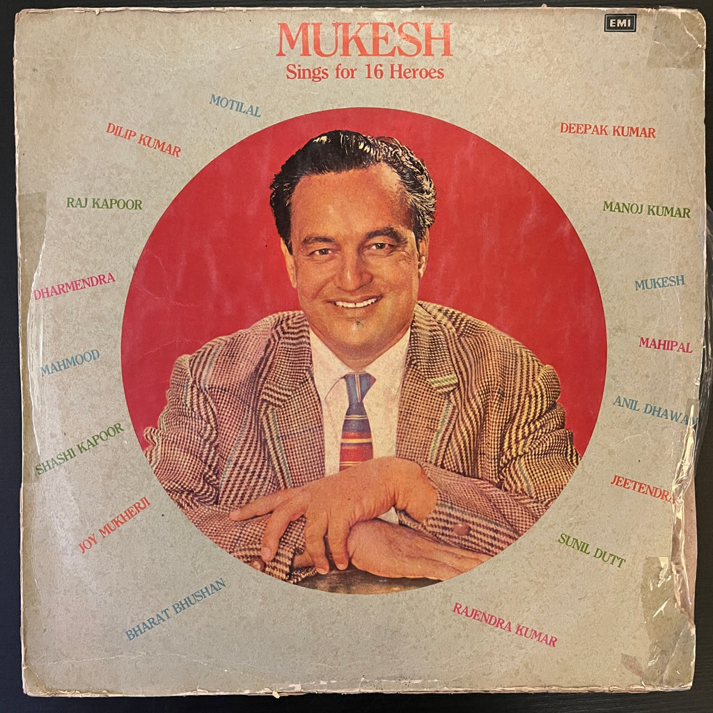 Mukesh – Mukesh Sings For 16 Heroes (Used Vinyl - VG) NJ Marketplace