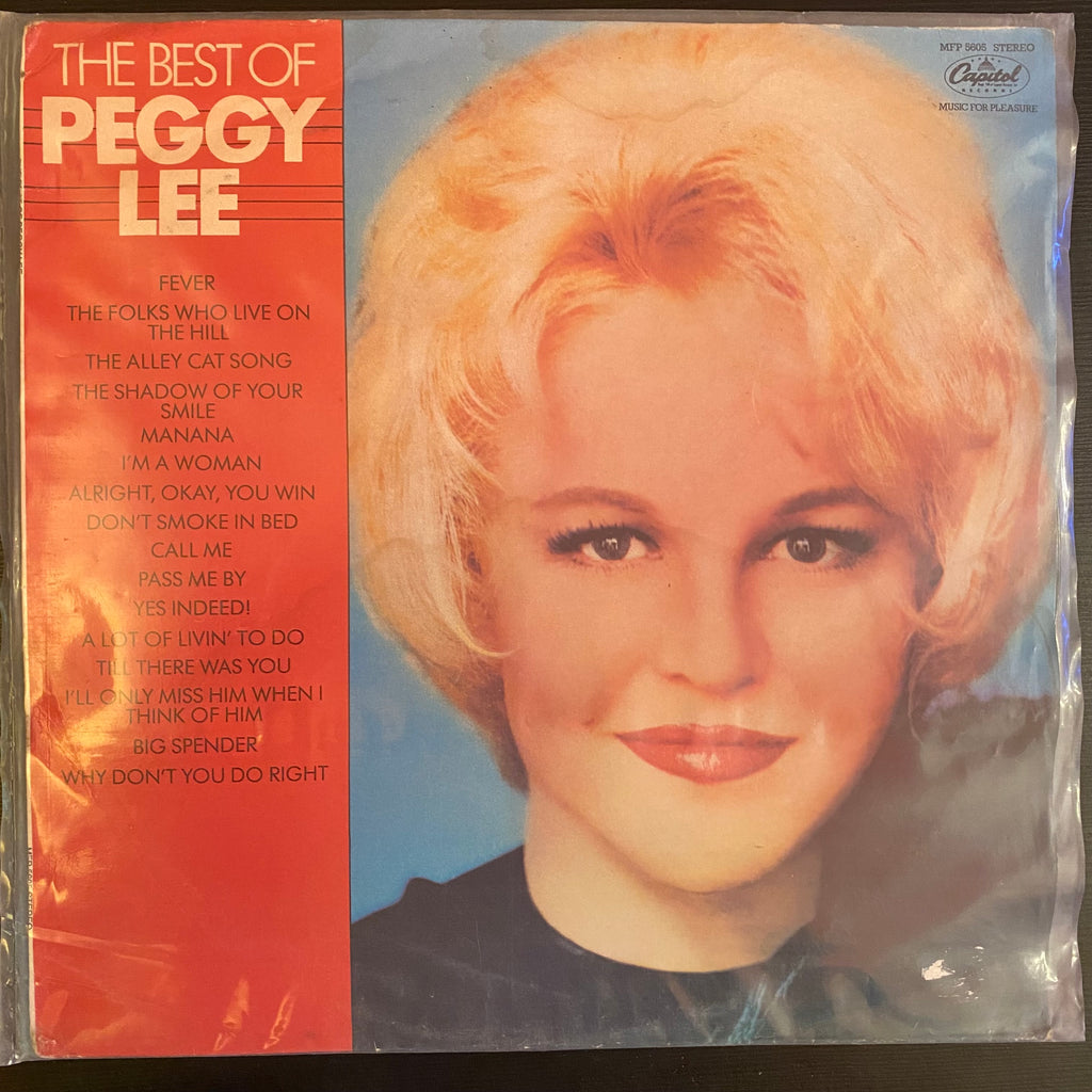 Peggy Lee – The Best Of Peggy Lee (Used Vinyl - VG+) MD Marketplace