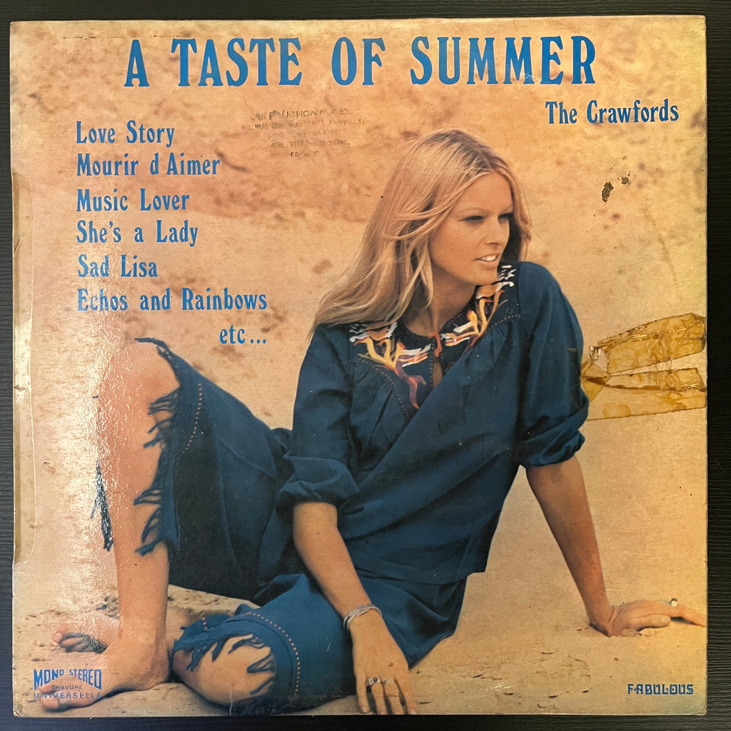The Crawfords – A Taste Of Summer (Used Vinyl - G) VD Marketplace