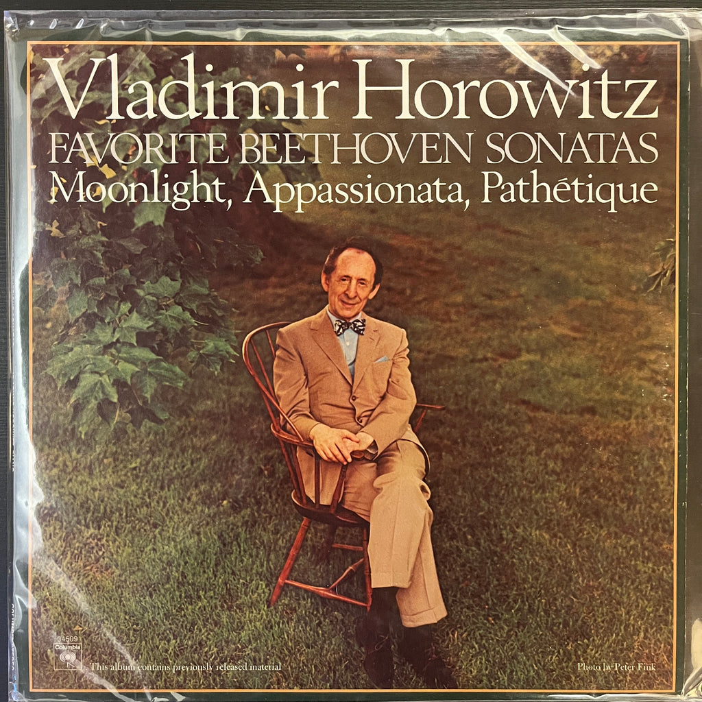 Beethoven - Vladimir Horowitz – Favorite Beethoven Sonatas (Used Vinyl - VG) KG Marketplace