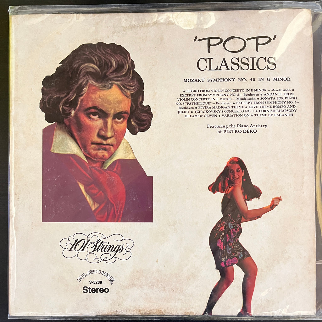 101 Strings, Pietro Dero – 'POP' Classics (Used Vinyl - VG) KG Marketplace