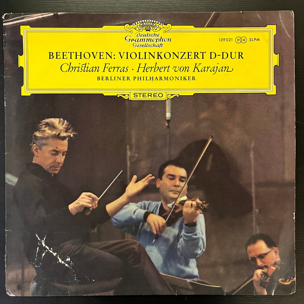 Beethoven, Christian Ferras, Herbert von Karajan, Berliner Philharmoniker – Violinkonzert D-Dur (Used Vinyl - VG) RR Marketplace