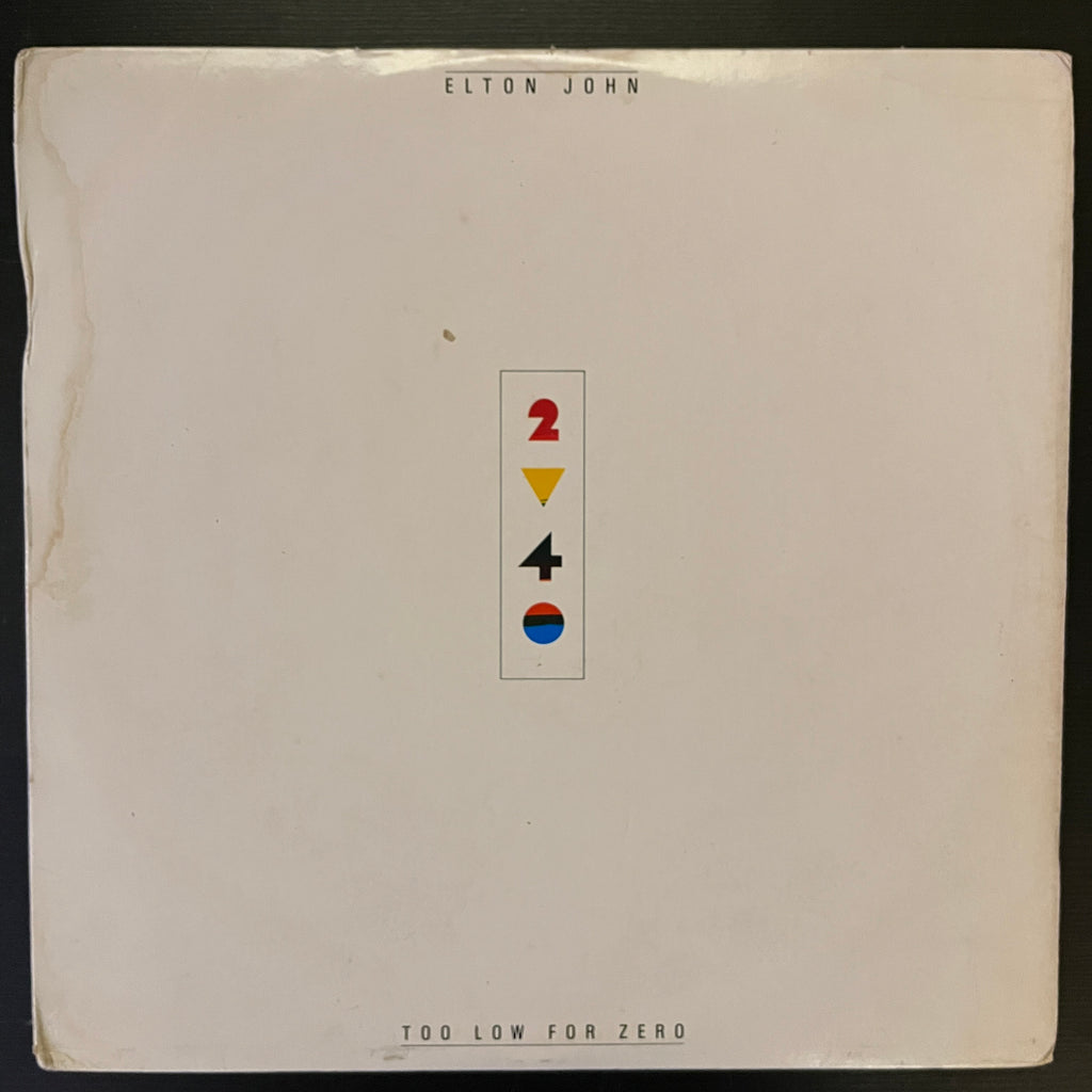 Elton John – Too Low For Zero (Used Vinyl - VG+) RR Marketplace