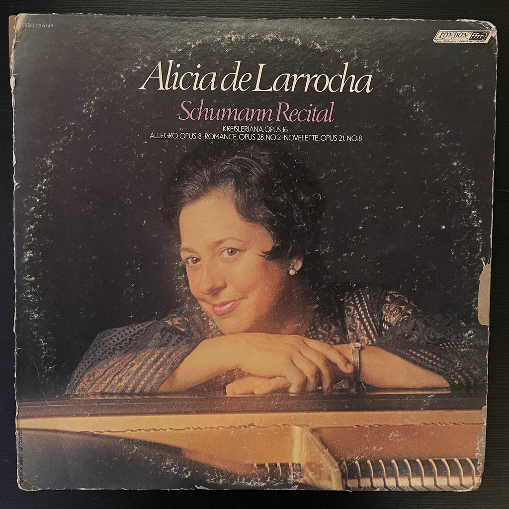 Alicia De Larrocha, Schumann – Schumann Recital (Used Vinyl - VG) RR Marketplace