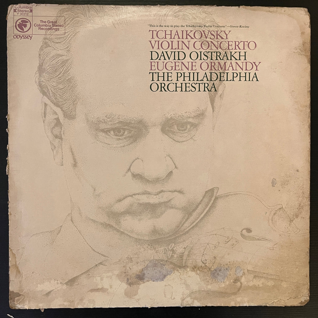 Tchaikovsky – David Oistrakh, Eugene Ormandy, The Philadelphia Orchestra – Violin Concerto (Used Vinyl - G) RR Marketplace