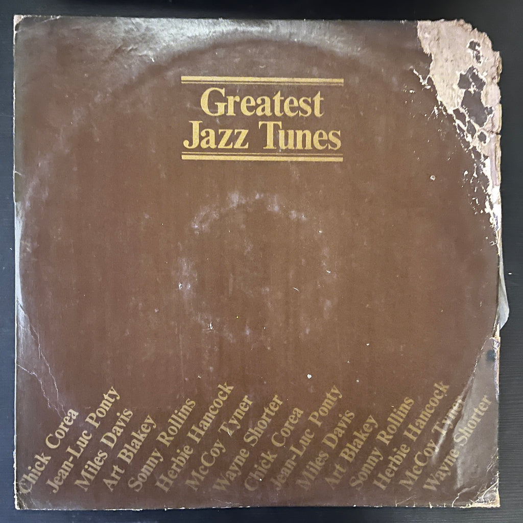 Various – Greatest Jazz Tunes (Used Vinyl - VG) RR Marketplace