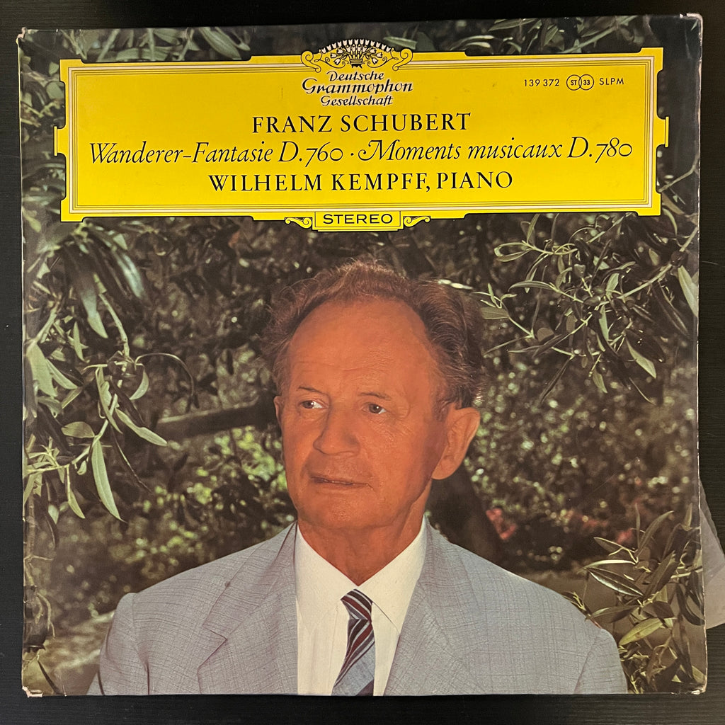 Franz Schubert, Wilhelm Kempff – Wanderer-Fantasie D.760 Moments Musicaux D.780 (Used Vinyl - VG) RR Marketplace