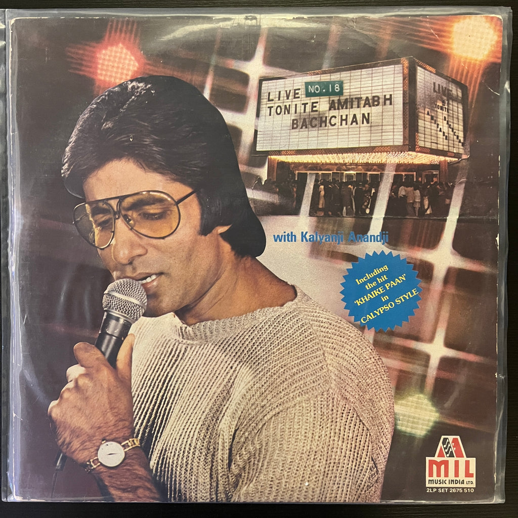 Amitabh Bachchan With Kalyanji-Anandji – Live Tonite (Used Vinyl - VG+) MD Marketplace