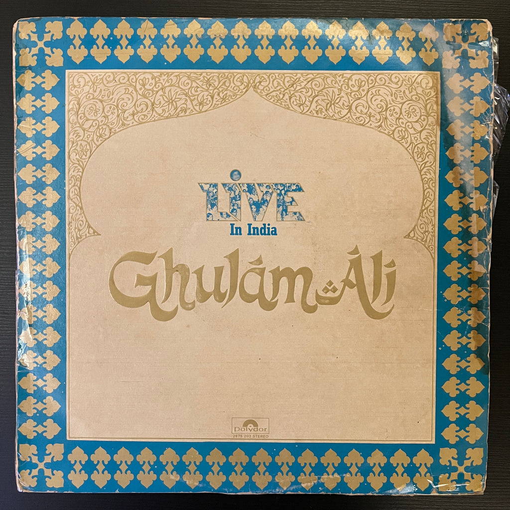Ghulam Ali – Live In India (Urdu Ghazals) (Used Vinyl - VG) NJ Marketplace
