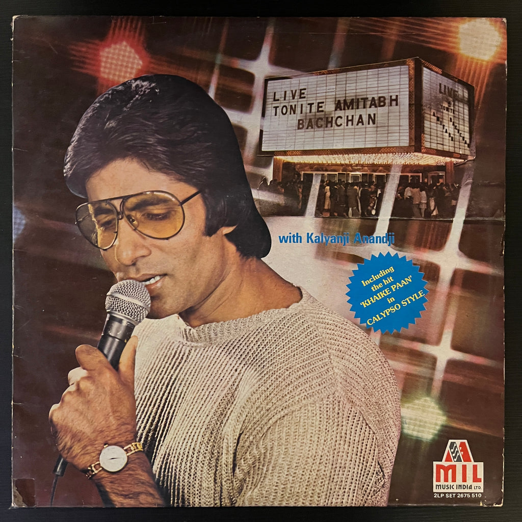 Amitabh Bachchan With Kalyanji-Anandji – Live Tonite (Used Vinyl - VG+) VT Marketplace