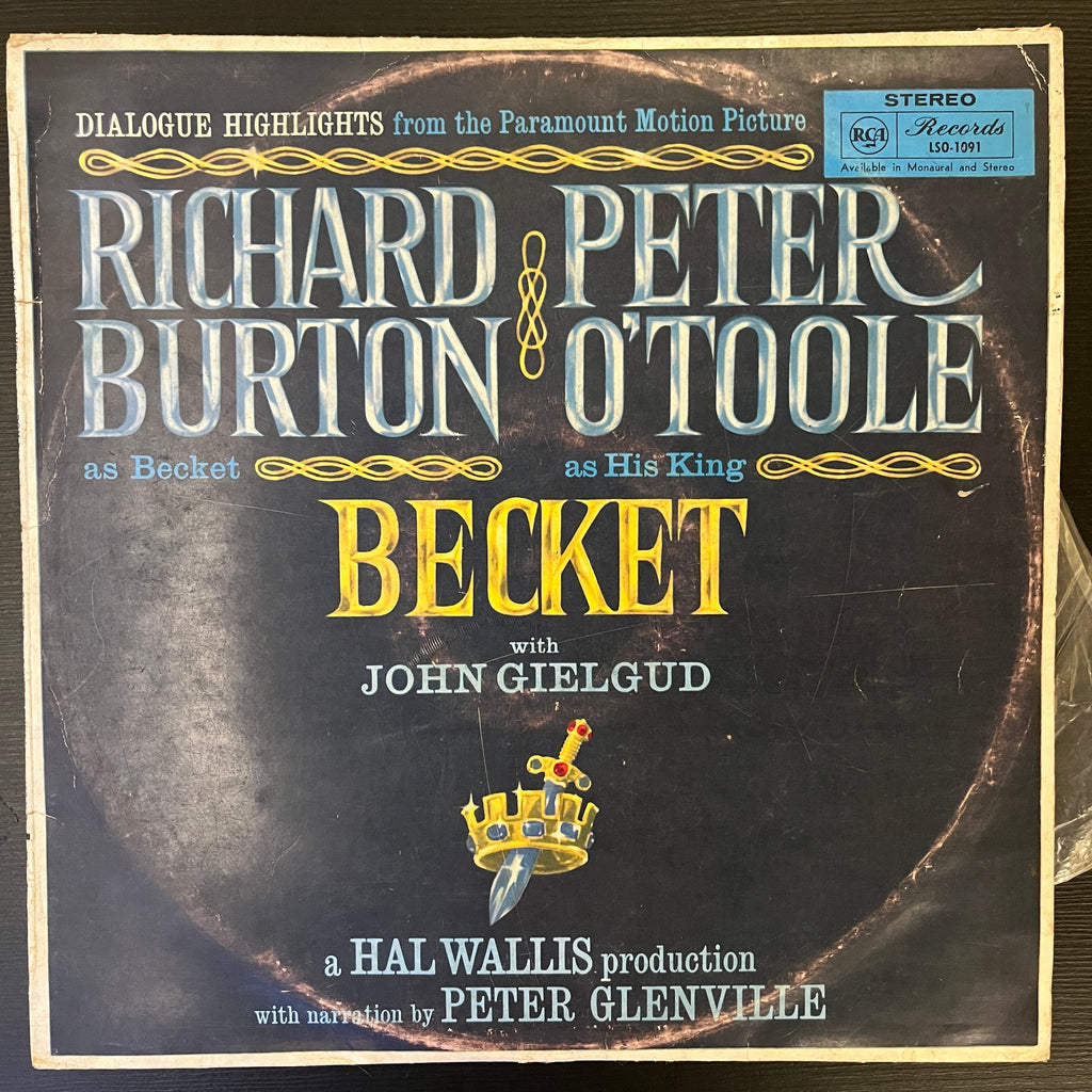 Laurence Rosenthal – Becket (Dialogue Highlights From The Paramount Film) (Used Vinyl - VG) NA Marketplace