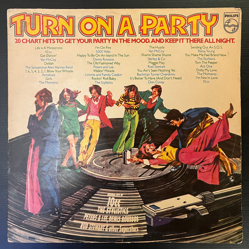Various – Turn On A Party (Slightly Chipped On The Side) (Used Vinyl - G) SD Marketplace