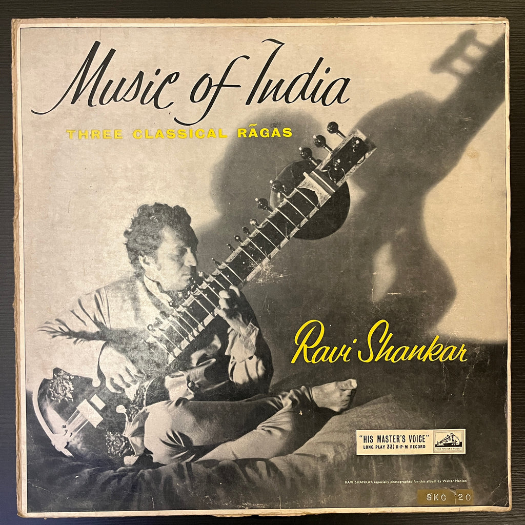 Ravi Shankar – Music Of India (Three Classical Rāgas) (Used Vinyl - VG+) SD Marketplace