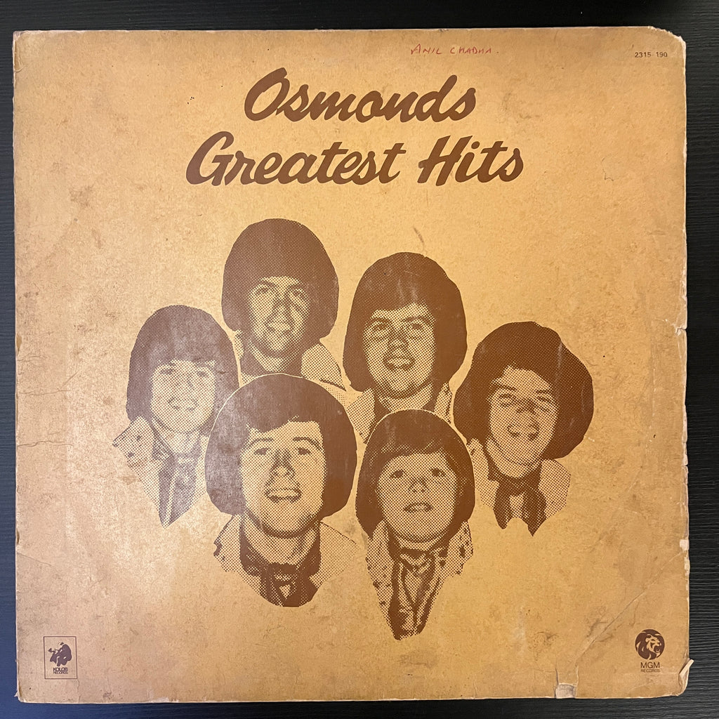 Osmonds – Greatest Hits (Used Vinyl - G) SD Marketplace