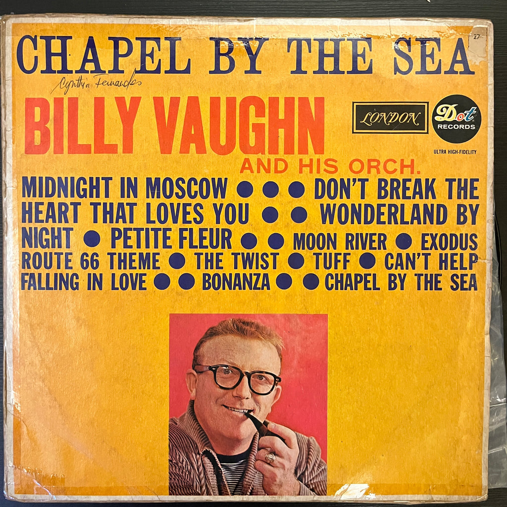 Billy Vaughn And His Orchestra – Chapel By The Sea (Indian Pressing) (Used Vinyl - VG) JM Marketplace